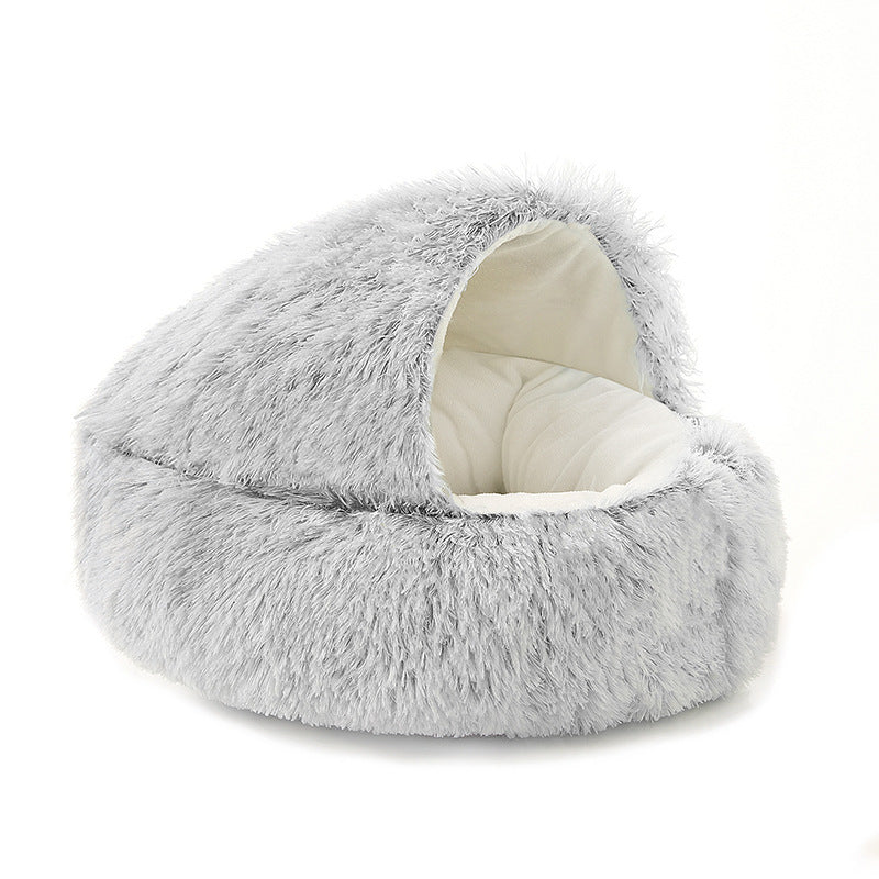 LuxeHaven™ – Il Letto Avvolgente per Gatti dal Gusto Raffinato