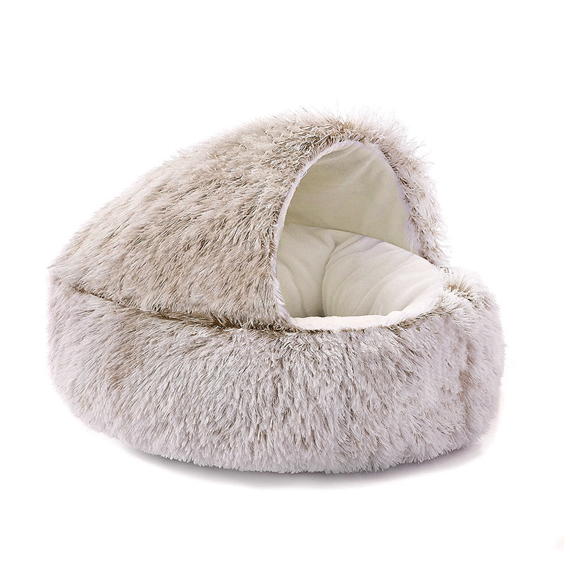 LuxeHaven™ – Il Letto Avvolgente per Gatti dal Gusto Raffinato
